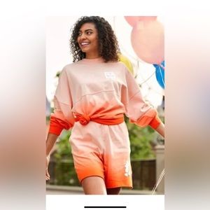 COPY - Disney parks, ombre spirit jersey shorts, adult size medium